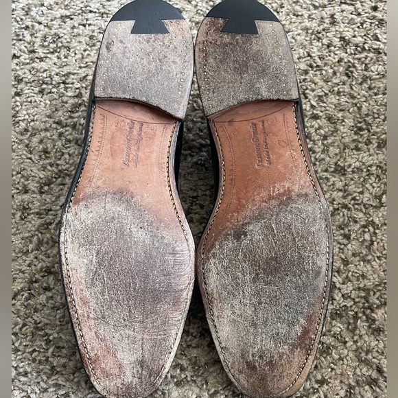 Church’s Custom Grade Black Leather Cap-Toe Oxfords Men’s Size 10.5AA - Picture 7 of 12